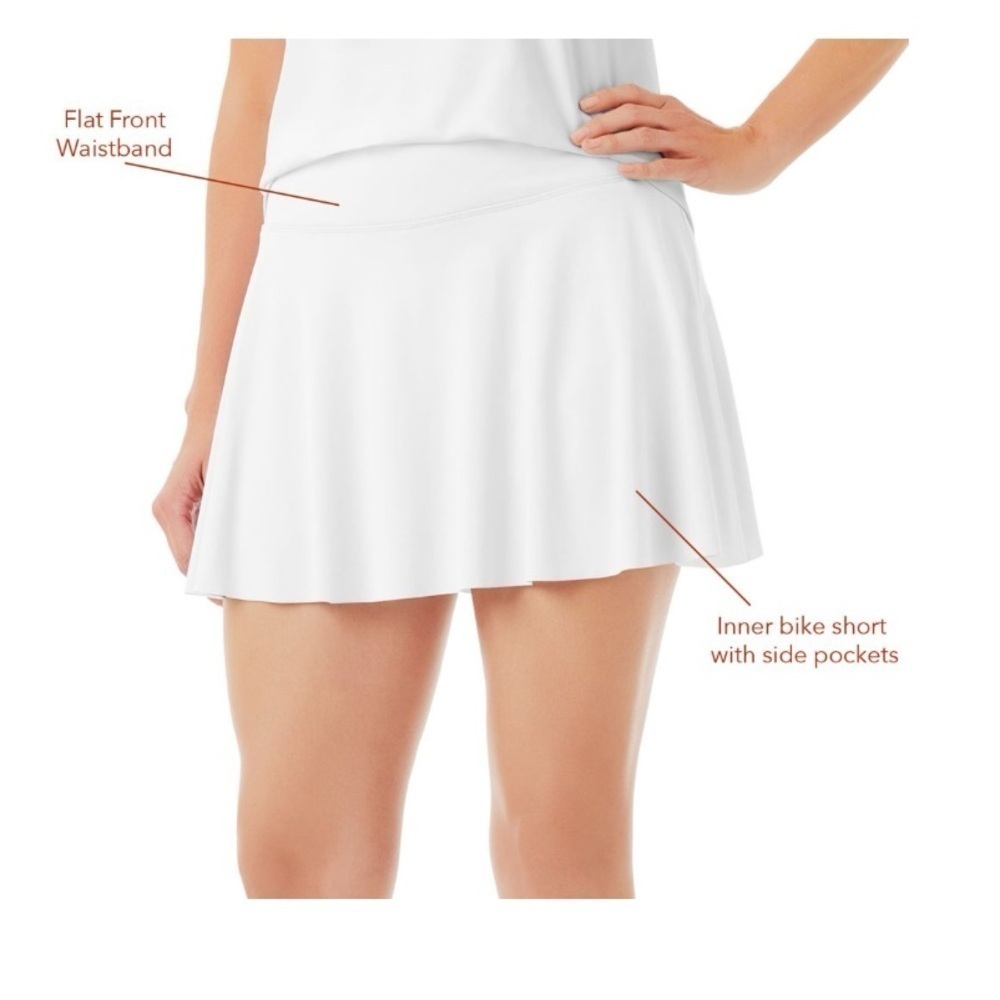 NWT Member’s Mark tennis skort  white